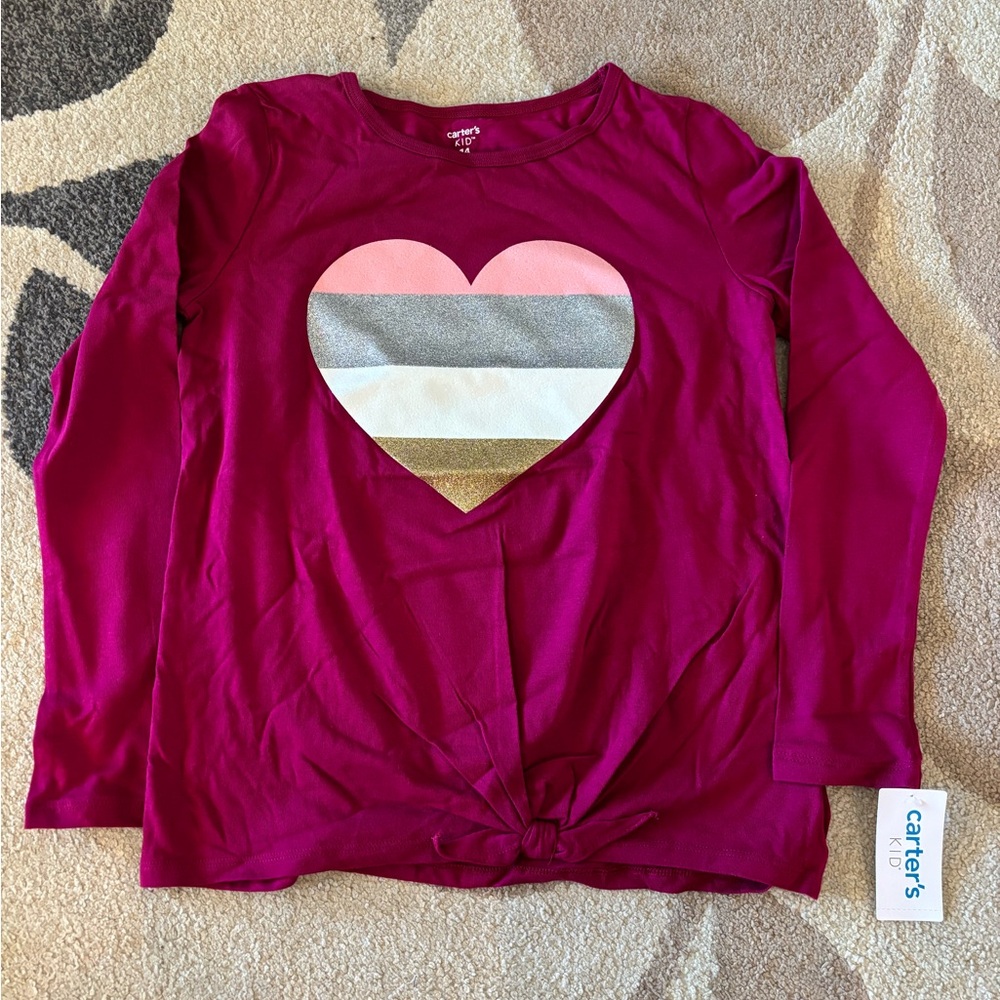 Carter’s Girl’s Long Sleeve Top Bundle, size 14-NWT - Picture 5 of 10